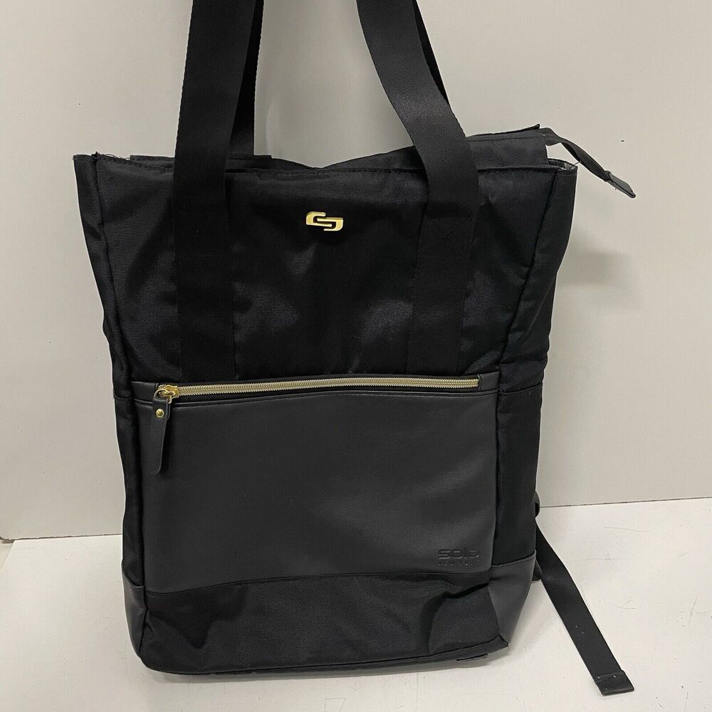solo New York® Parker Hybrid Backpack/Tote, Black City Bag Pack